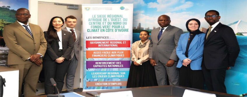 FINANCEMENT CLIMATIQUE : LE MINISTRE ABOU BAMBA REÇOIT UNE MISSION DU FONDS VERT CLIMAT